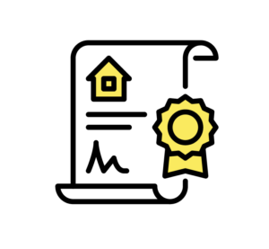 yellow abstracting icon